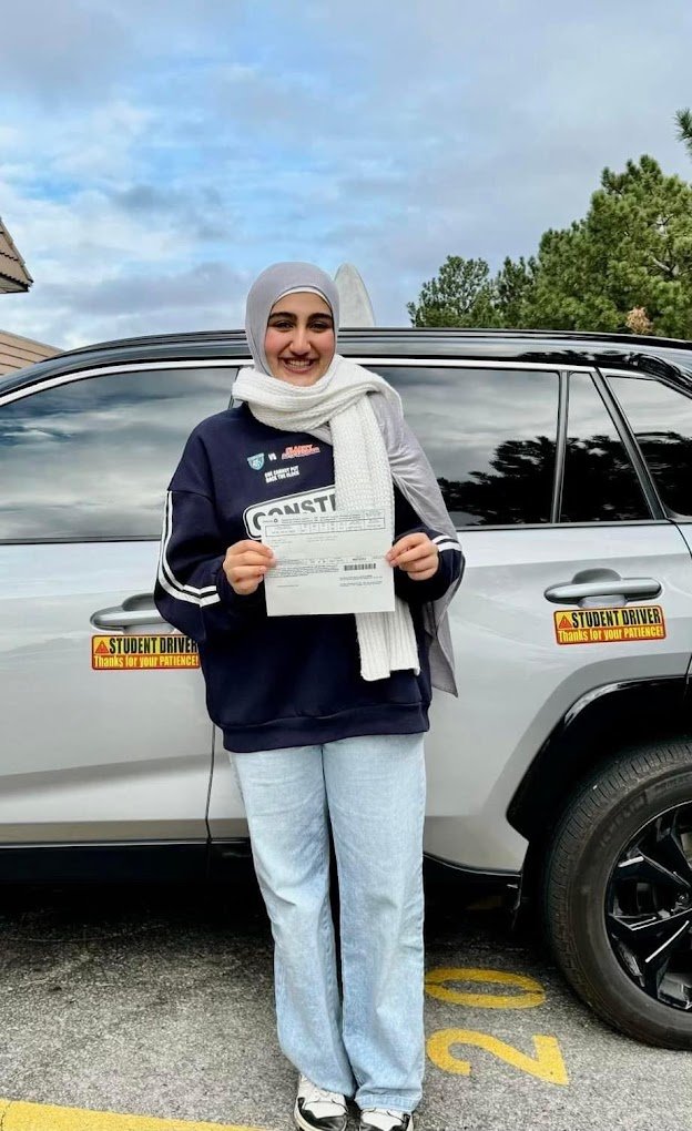 Happy Driver Passing Test